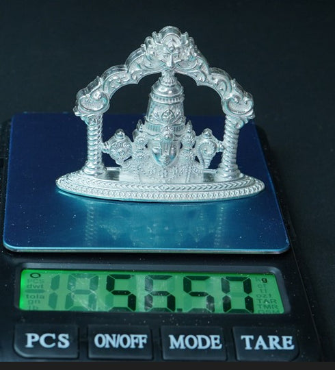 Pure Silver Balaji 56.5g By Mahita Collections